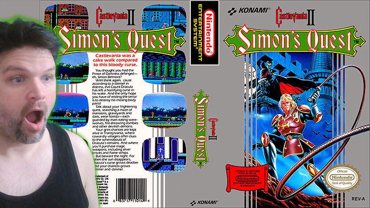 🔴LIVE - NINTENDO RETRO GAMING | CASTLEVANIA 2 | SIMON'S QUEST (1987) NES