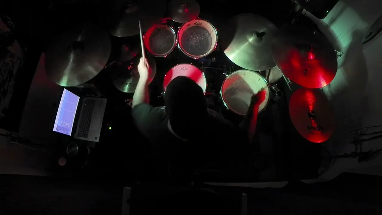 Lit Up Buck Cherry Drum Cover