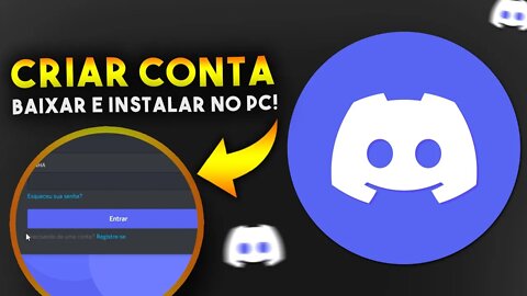 Como CRIAR CONTA, BAIXAR e INSTALAR DISCORD no PC