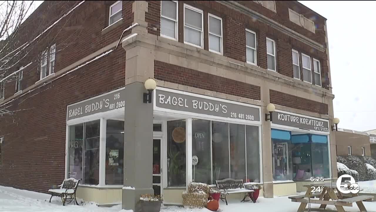 Sunday's snowfall serves up shock for business owner selling coffee