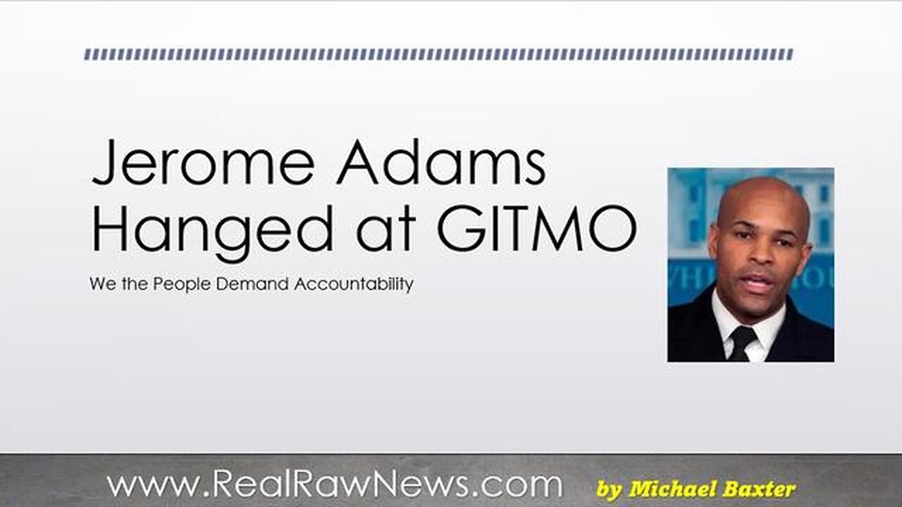 EXECUTION OF JEROME ADAMS AT GITMO - TRUMP NEWS