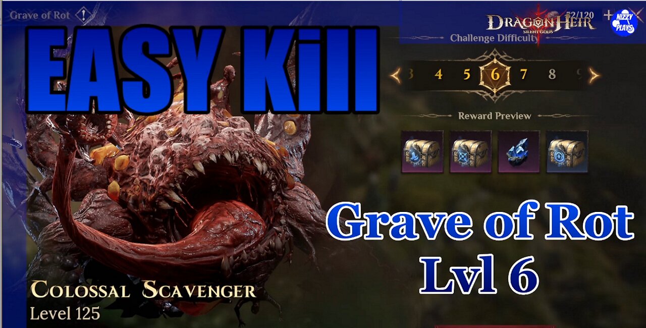 ☠️☠️Easy KILL F2P Grave of Rot Lvl 6! F2P LOW-Level Heroes!☠️☠️