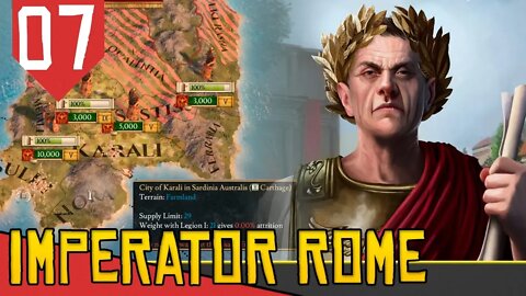 Guerra Broxante contra CARTAGO - Imperator Rome (2020) #07 [Série Gameplay Português PT-BR]