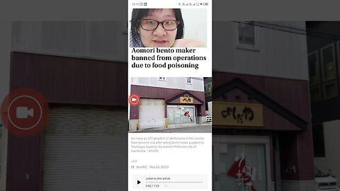 AOMORI BENTO MAKER BANNED CAUSE FOOD POISONING