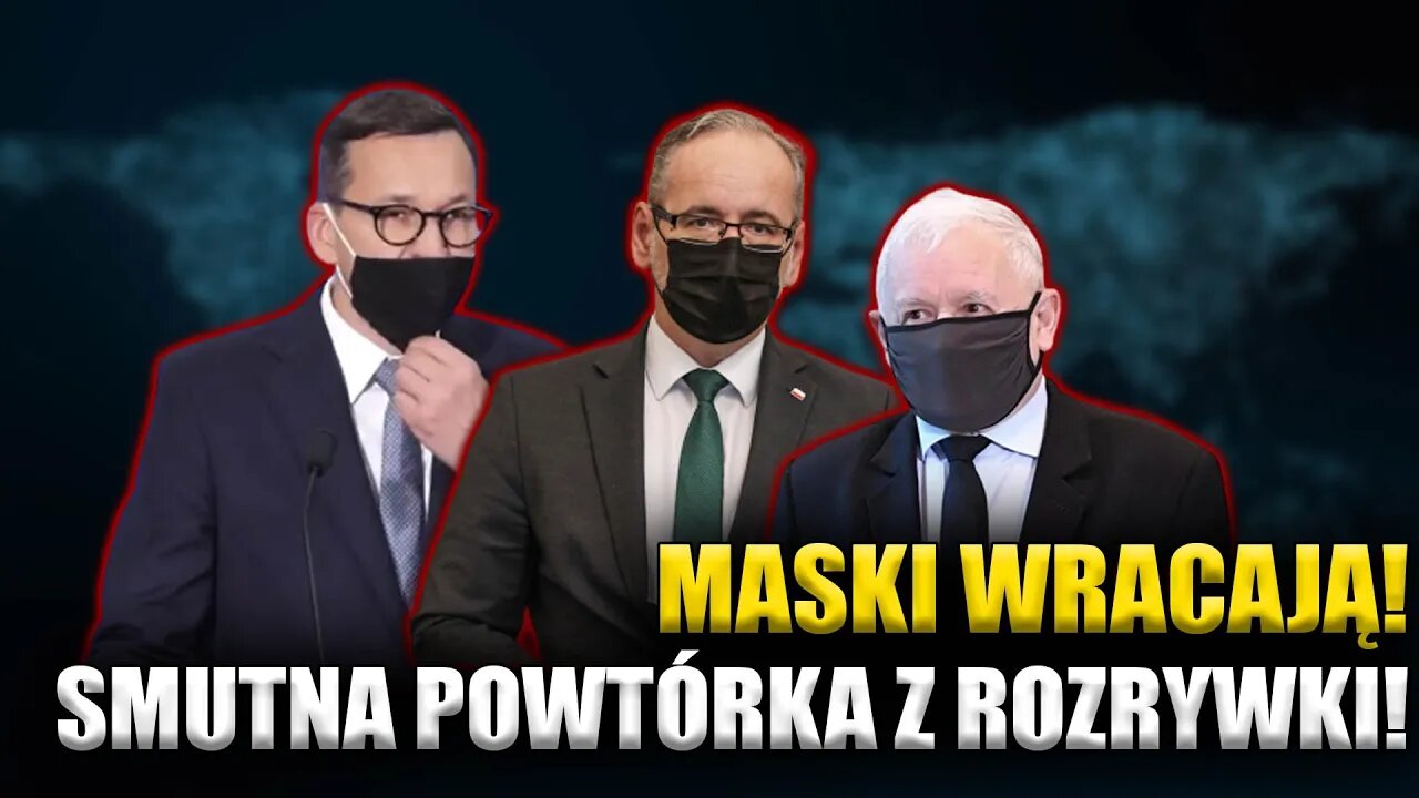 MASECZKI WRACAJĄ! Orłowski: Morawiecki i Niedzielski zapowiadają smutną "powtórkę z rozrywki"