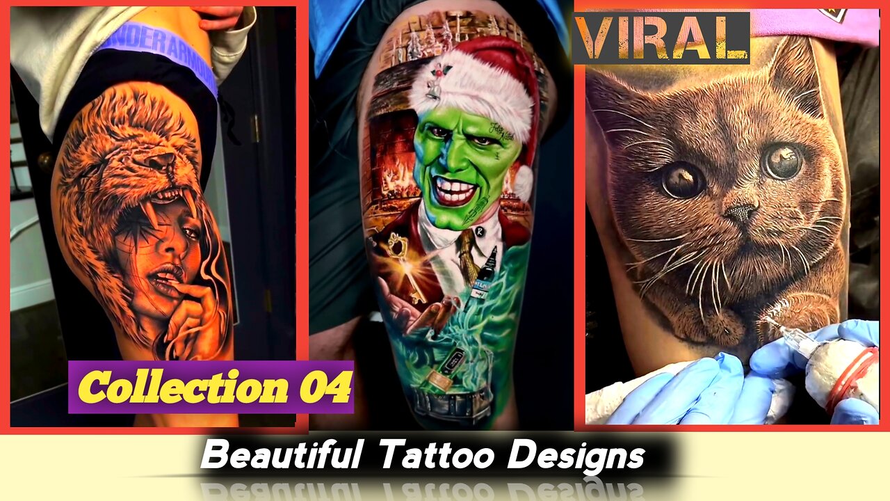 Beautiful Tattoos | Tattoo Design Video😯 | Most Beautiful Art😍 | Trending Tattoo Designs 💪