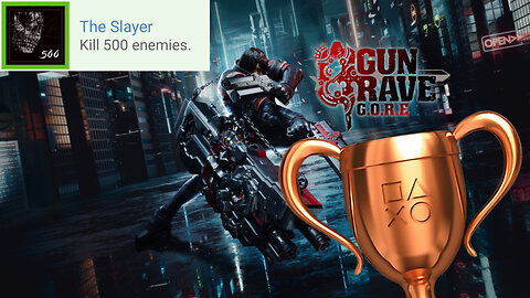 Gungrave G.O.R.E - "The Slayer" Bronze Trophy