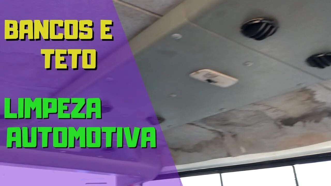 Limpeza Automotiva - Bancos e Teto de Van