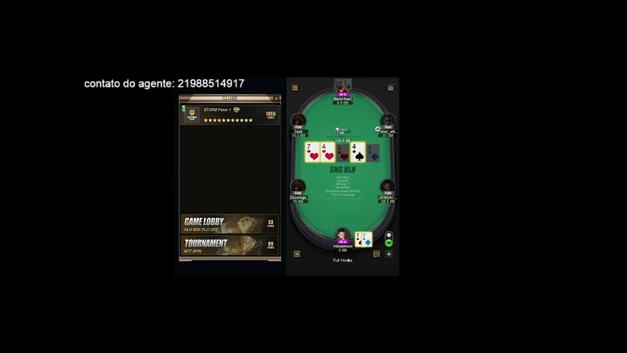 JOGANDO E COMENTANDO SIT AND GO 55R$ NA SUPREMA POKER