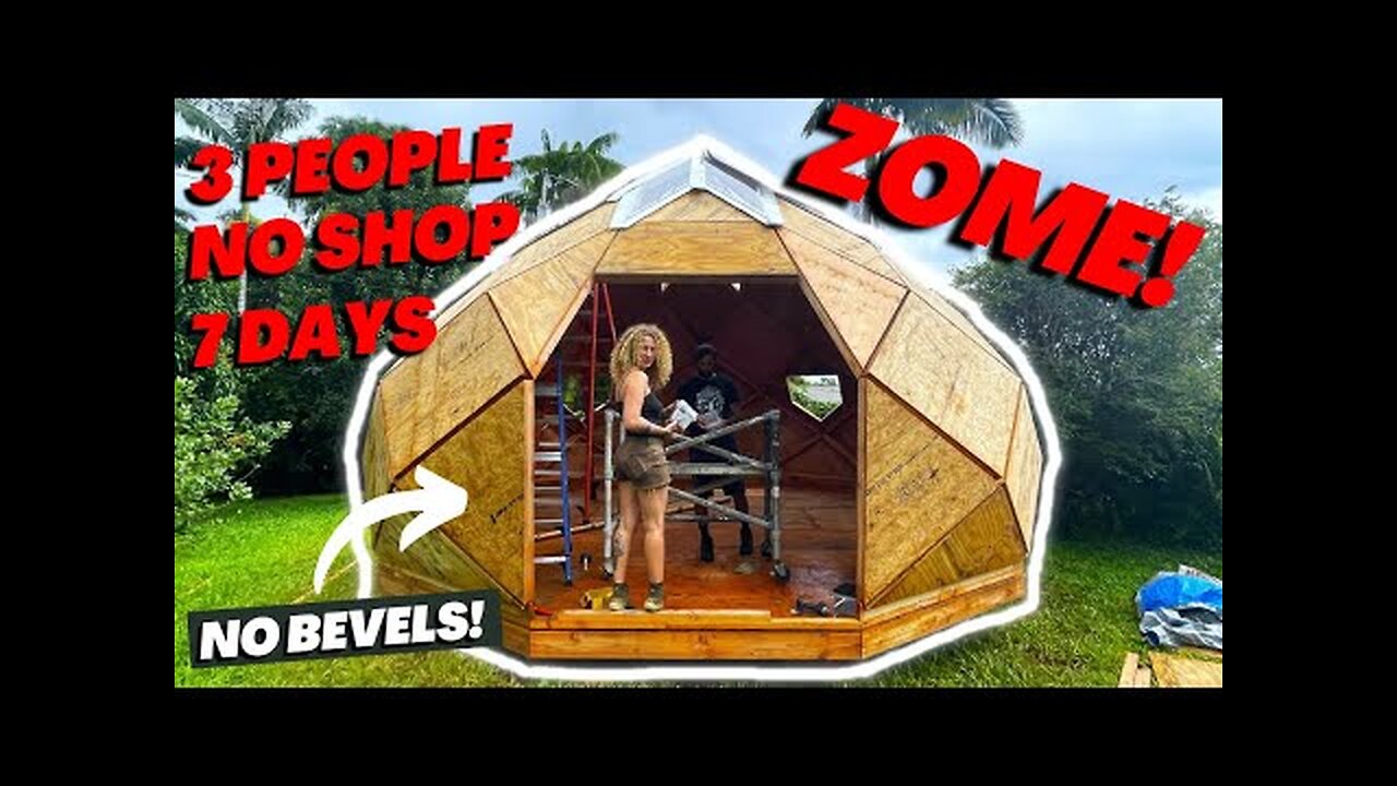 Trillium Domes - How to build a Zome cabin