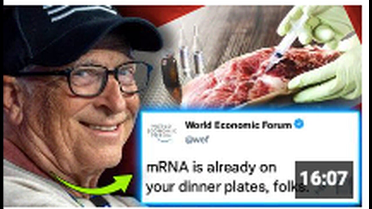 WEF Insider Admits Gates Is 'Force Jabbing' Humanity With mRNA in Food Supply