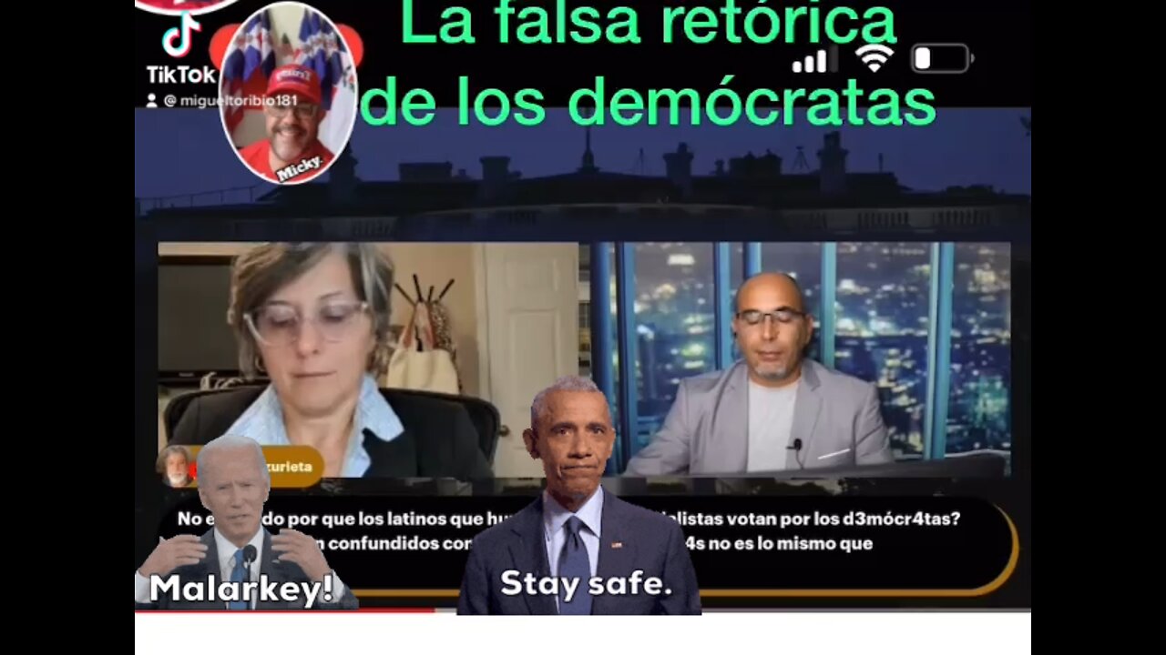 Las falsas retórica de los demócratas— Amelia y Aliesky