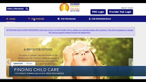 Need help finding child care? Colorado Shines can help