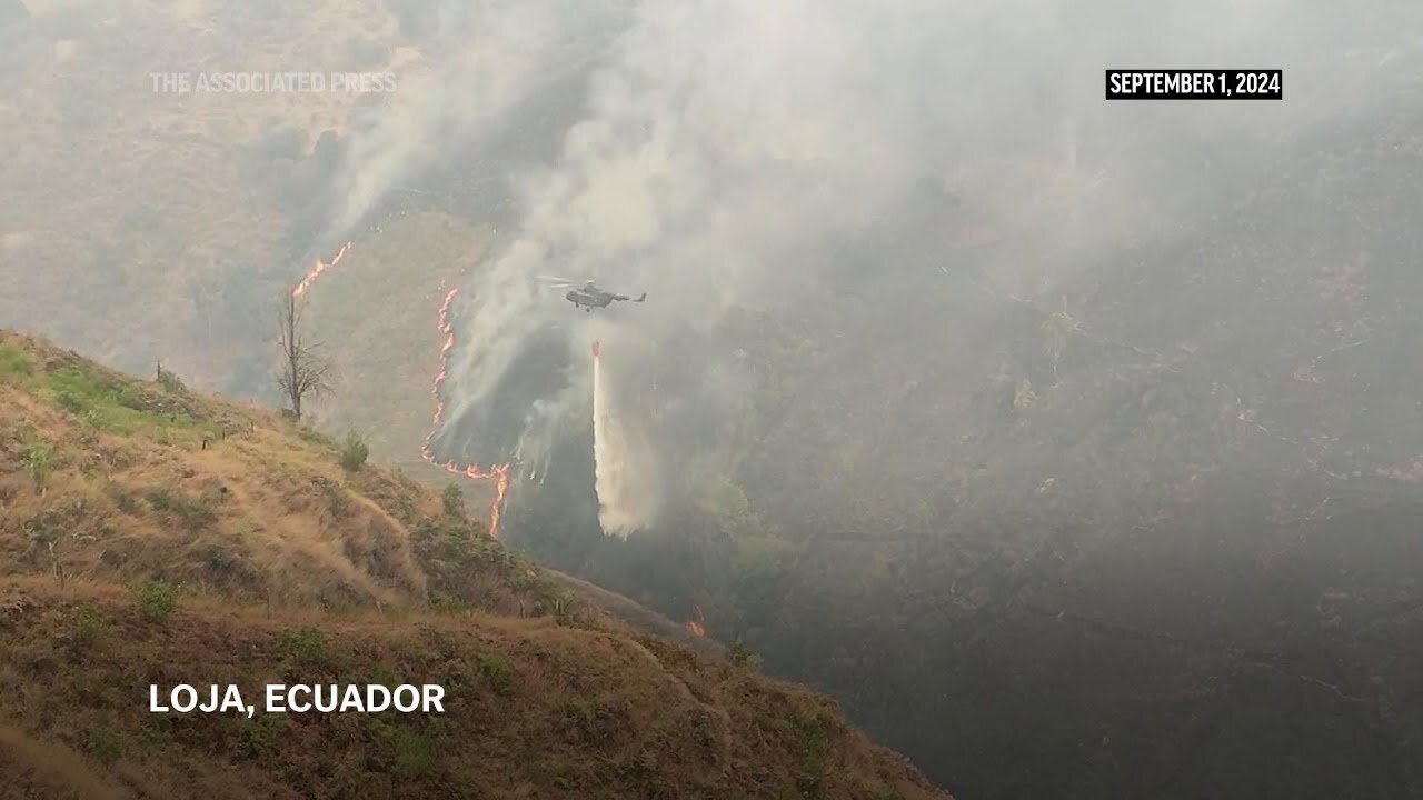 Colombian Air Force to join efforts in putting out forest fire in Ecuador