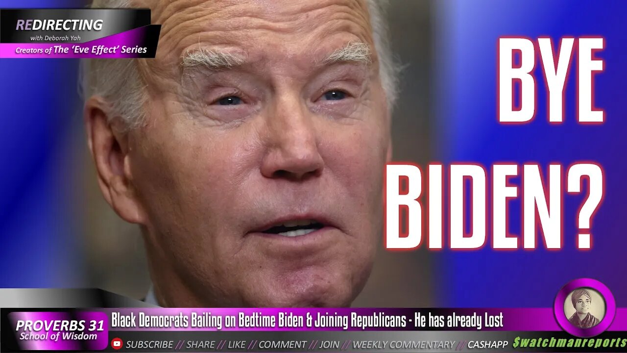 Black Democrats Bailing on Bedtime Biden & Joining Republicans - He has already Lost