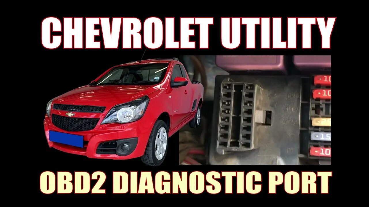 CHEVROLET UTILITY (2014) - OBD2 DIAGNOSTIC PORT LOCATION