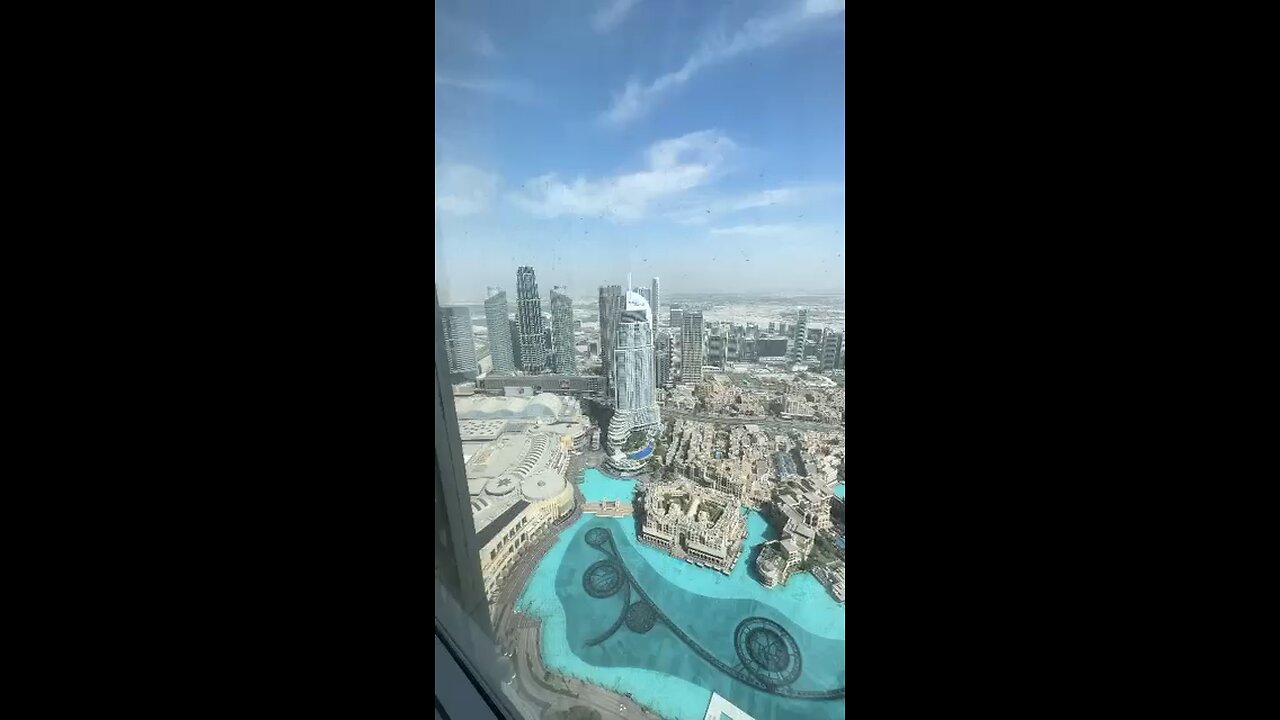 From the top of Burj Al-khalifa