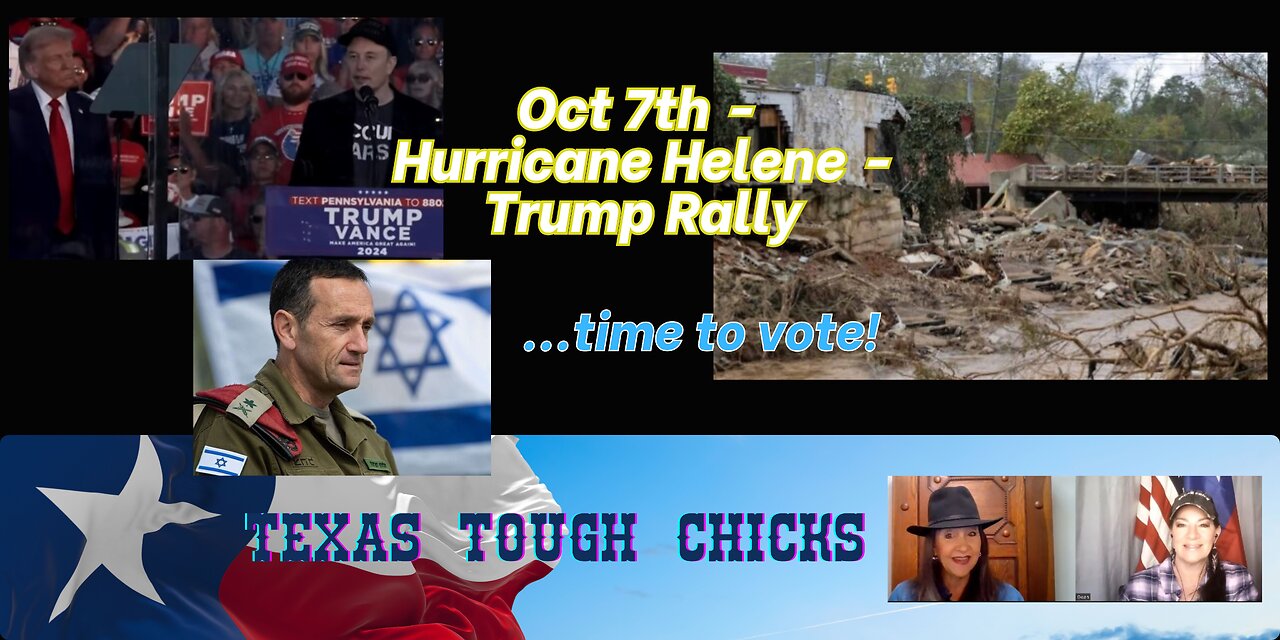 Oct 7th - Hurricane Helene - Trump Rally