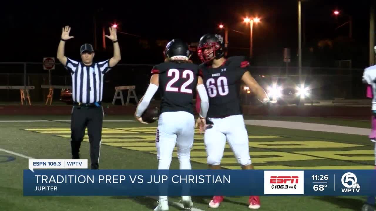 Jupiter Christian football closes out the regular season with a win