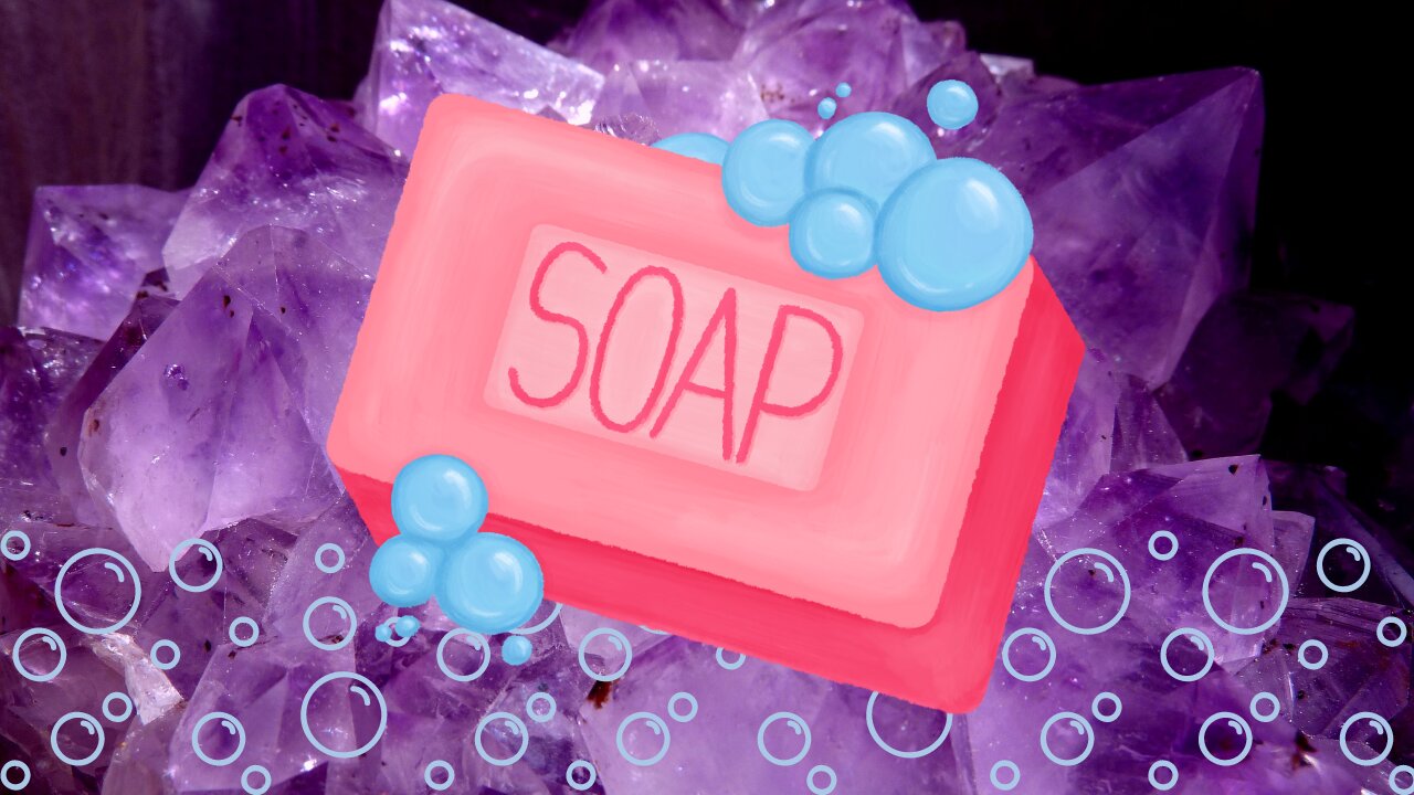 ASMR SOAPY WATER SPONGE SQUEEZING BAR SOAP TINGLES