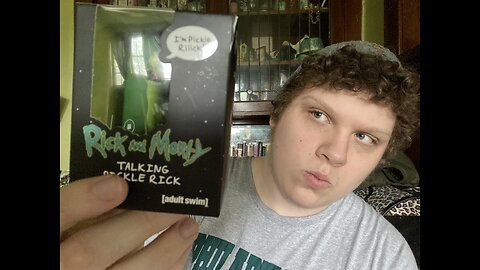 Me Unboxing Rick And Morty’s Talking Pickie Rick
