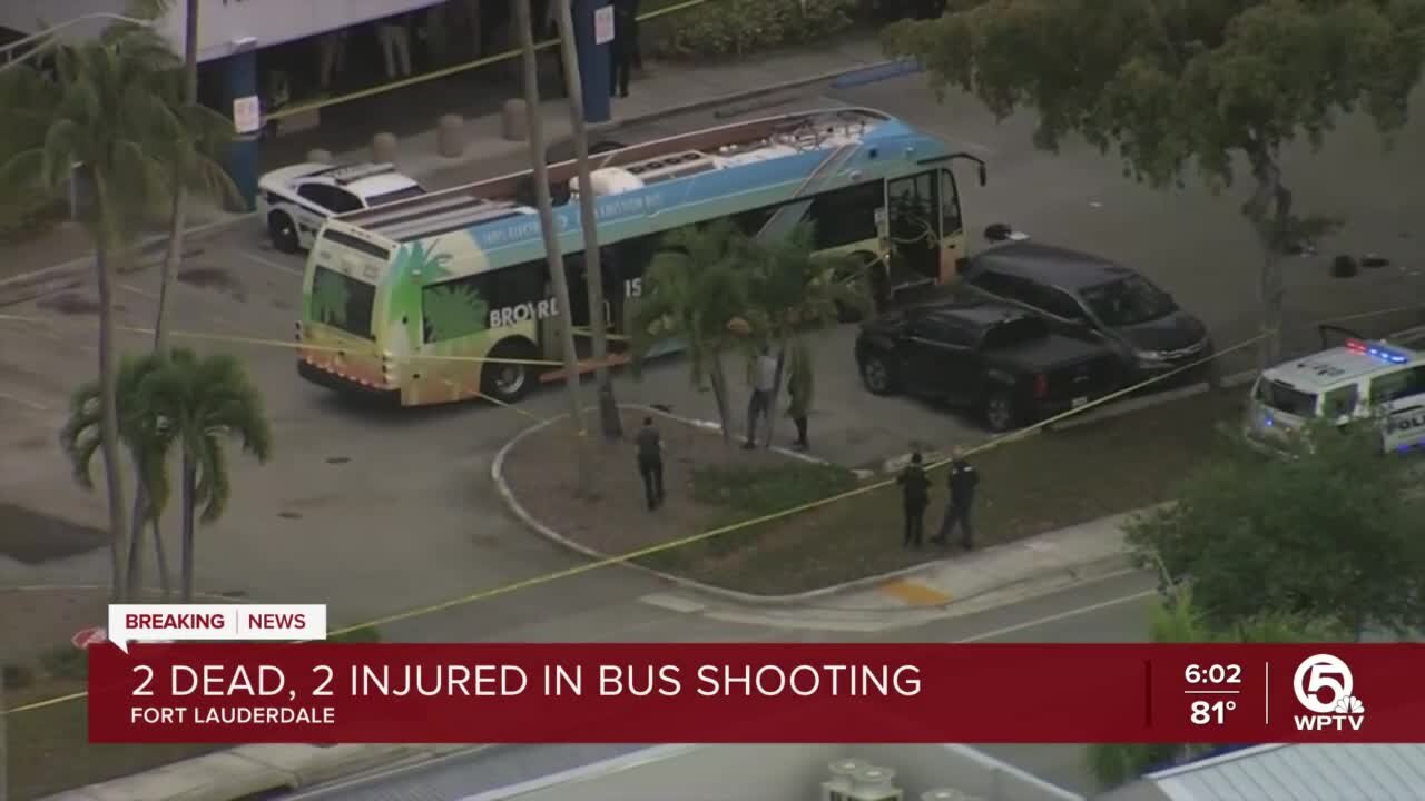 Gunman arrested after 2 killed on Broward Transit bus