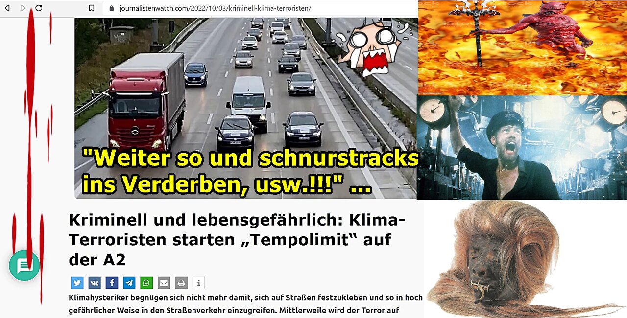 "Weiter so und schnurstracks ins Verderben, usw.!!!" ...