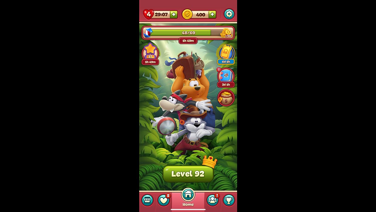 Toon Blast Level 92