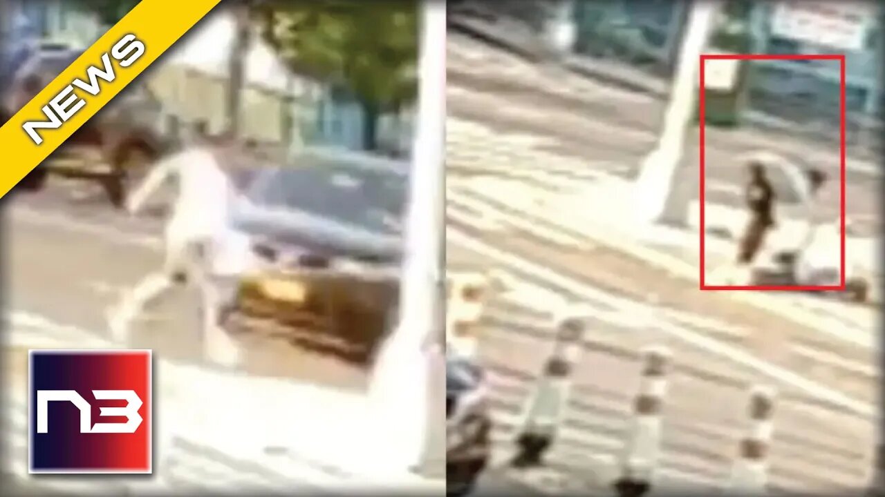 Pedestrian SENT Flying By Car, Then Something Worse Happens To Him