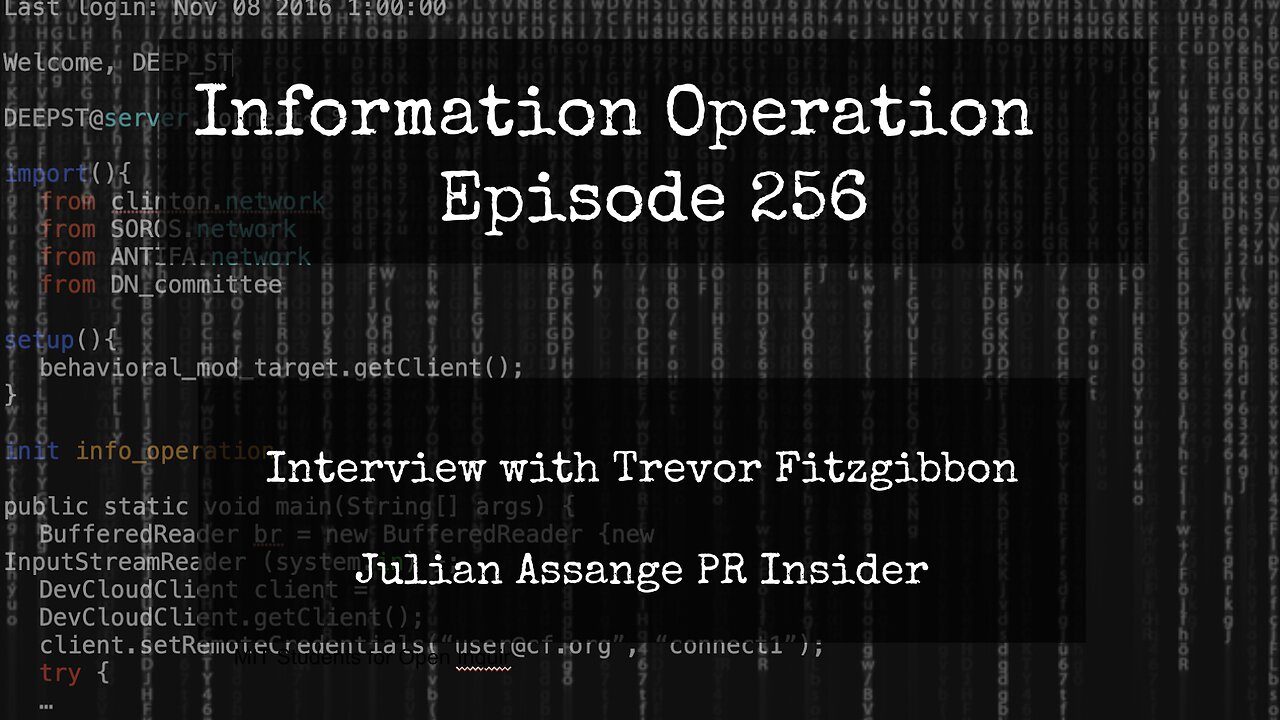 IO Episode 256: Trevor Fitzgibbon - Assange PR Insider 7/4/24