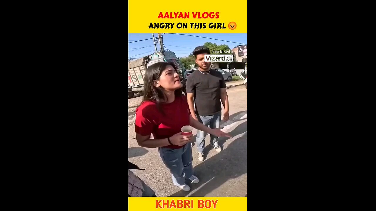 Aalyan Vlogs and Angry Girl FIGHT 🤬| Aalyan Vlogs Angry 💔 #shorts #viral #motovlog #youtubeshorts