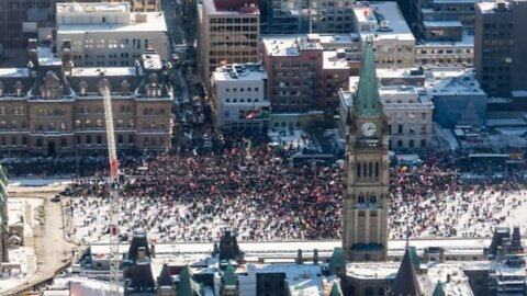 2022 truck convoy ottawa street view