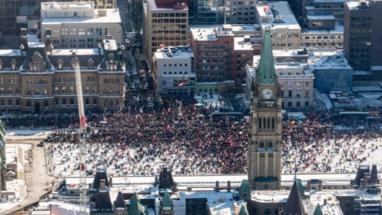 2022 truck convoy ottawa street view