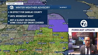 Detroit Weather: Winter Weather Advisory issued for Sanilac County