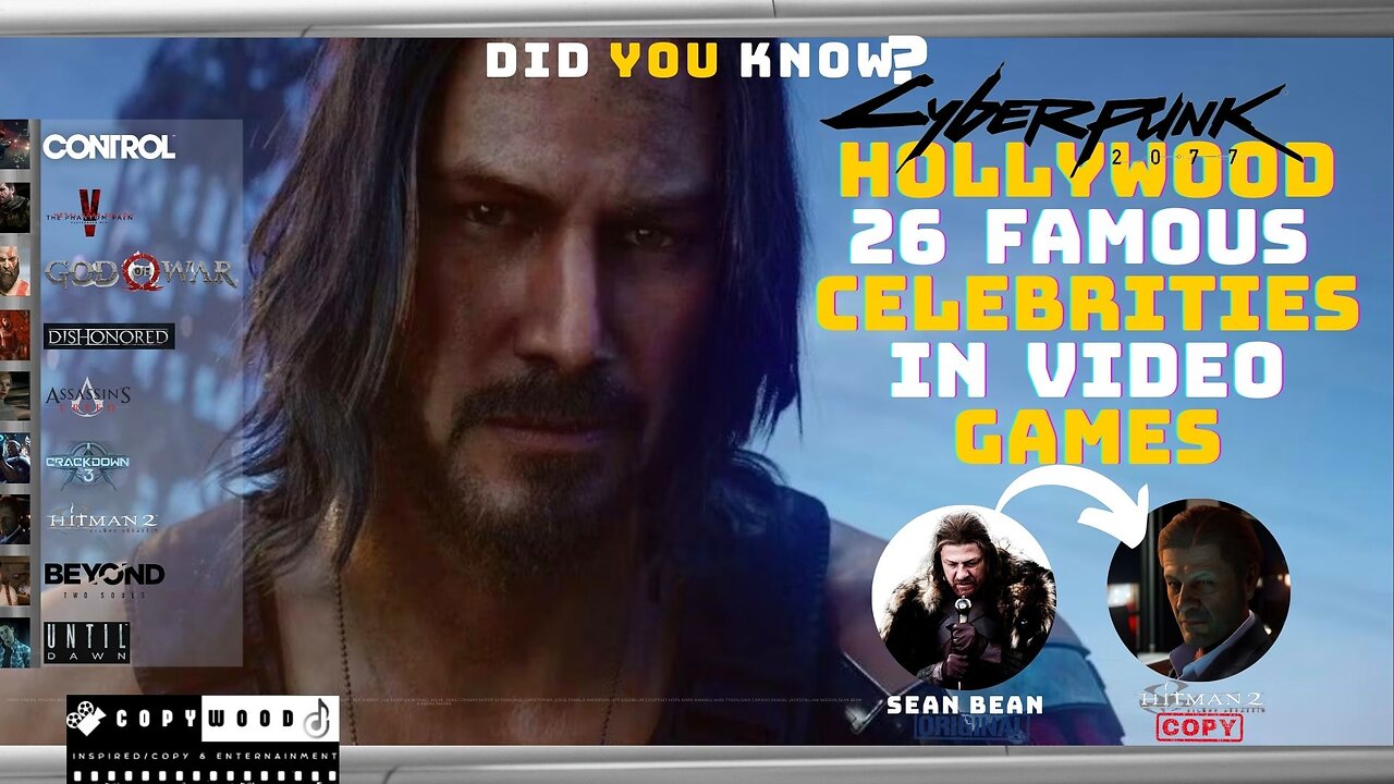 VIDEO GAMES CHARACTERS Inspired FROM HOLLYWOOD