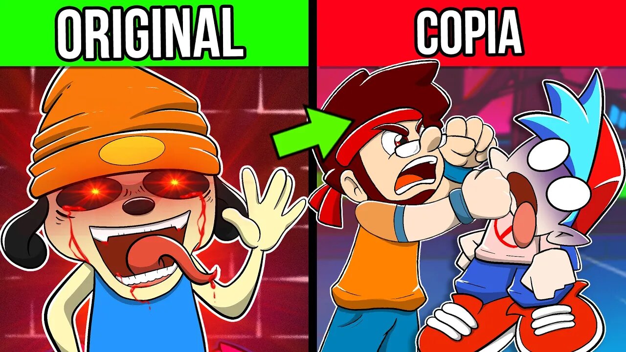 JOGO que FALIU COPIA do Friday Night Funkin 😨| Parappa the Rapper 2