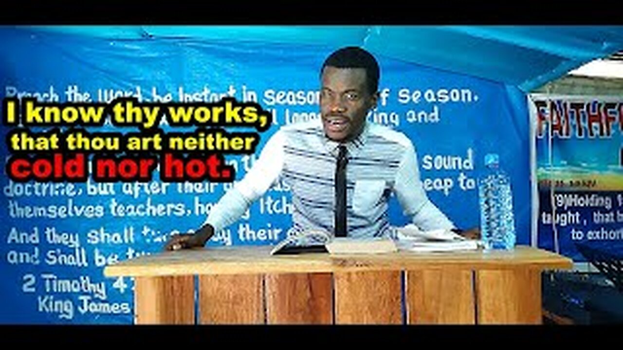 I know thy works, that thou art neither cold nor hot | Pastor Paul Weringa