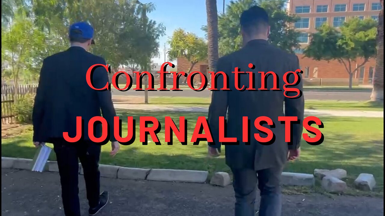 Confronting an AZ Capitol Times "journalist" for stalking Wendy Rogers at her home