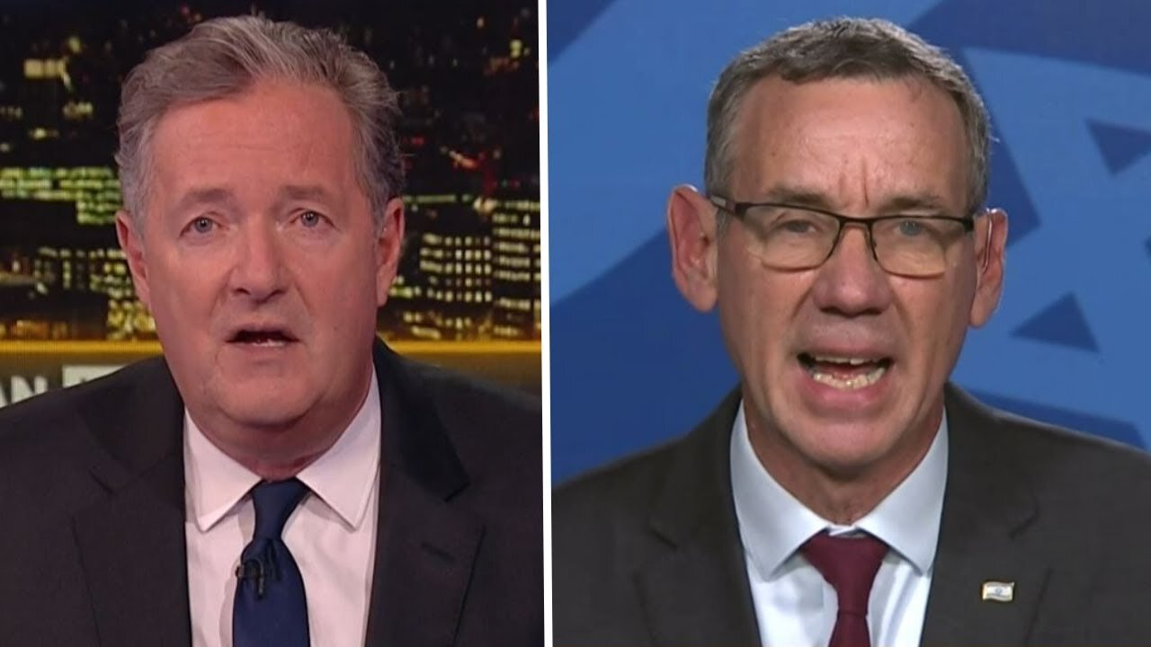 Piers Morgan Calls For Two-State Solution And Asks Israeli Spokesperson Mark Regev How War Will End