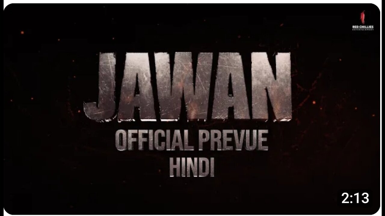 Jawan |Official Hindi Prevue |Shah Rukh Khan |Atlee |Nayanthara |Vijay Sethupathi |Deepika |Anirudh