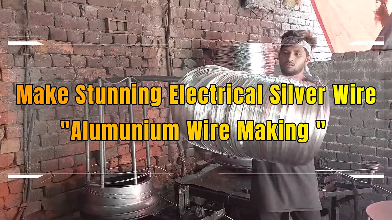 Make Stunning Electrical Silver Wire - Aluminum Wire Making