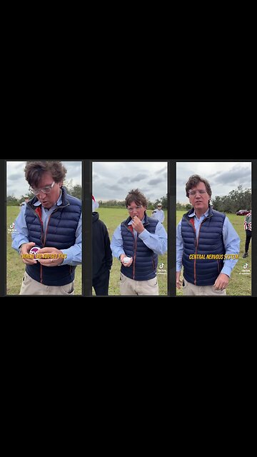 Tucker Carlson hanging out.