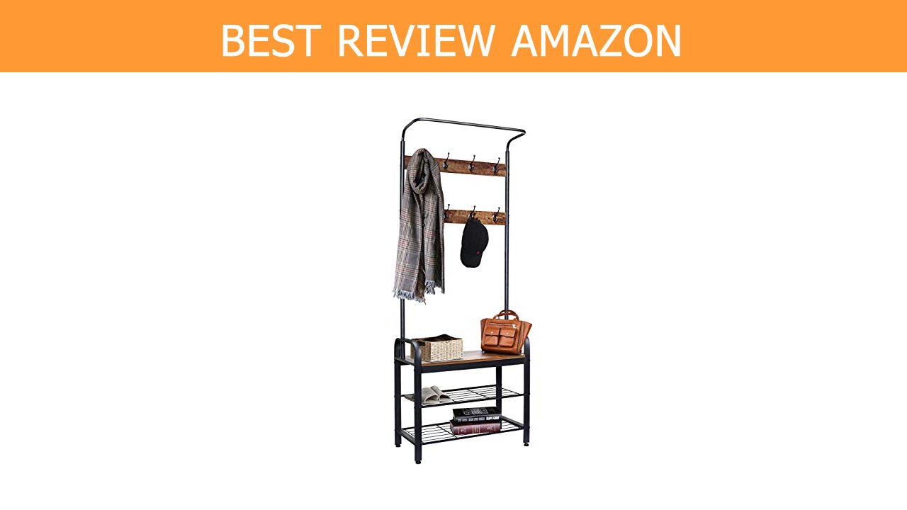 ZNCMRR Entryway Industrial Furniture Organizer Review