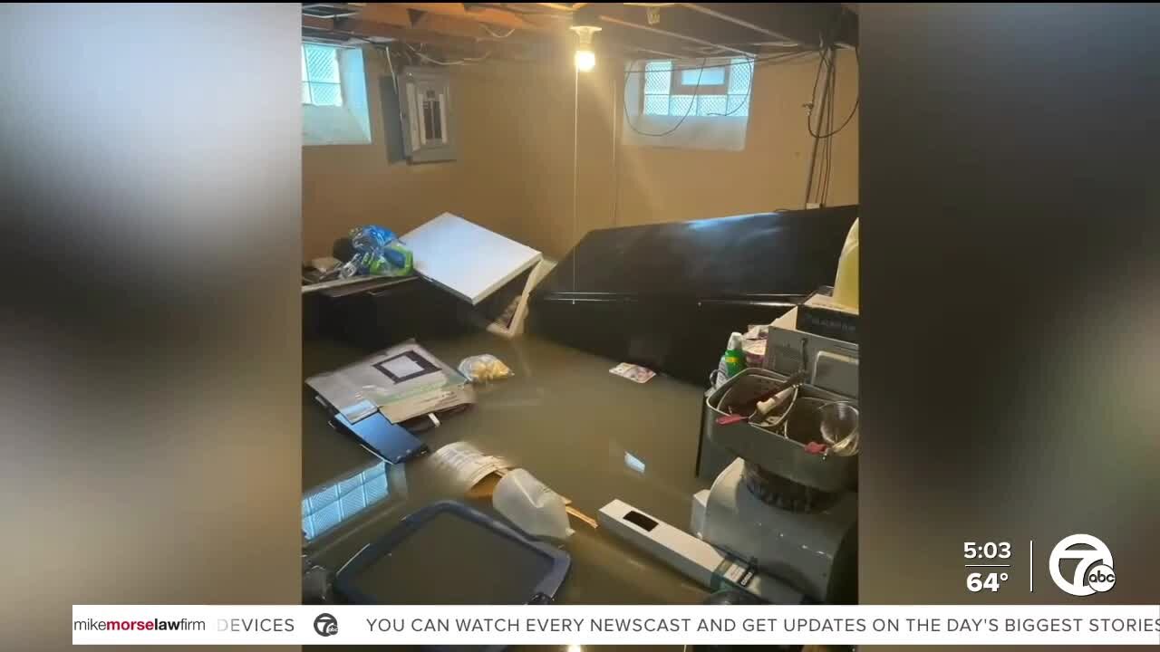 Detroit neighborhood dealing with flooding once again after main break