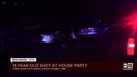 Tempe PD investigate shooting at party that left 14-year-old girl hospitalized