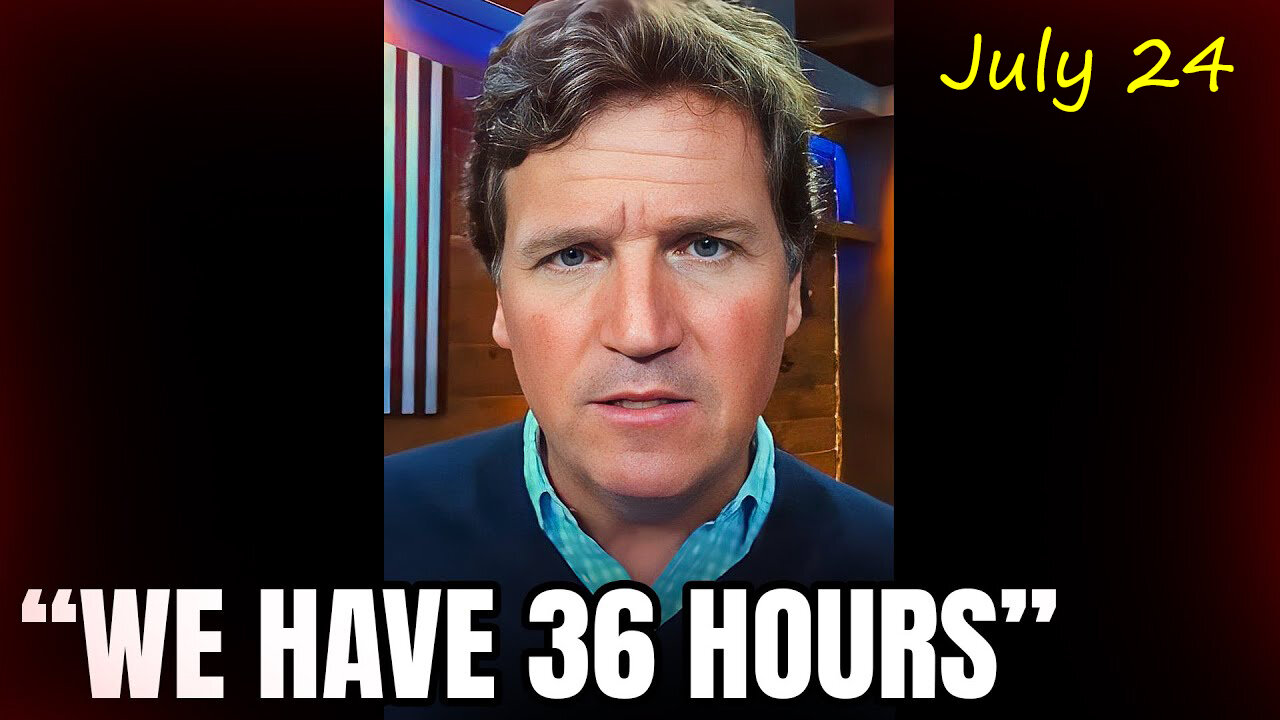 Tucker Carlson "I CANNOT Stop This Anymore"