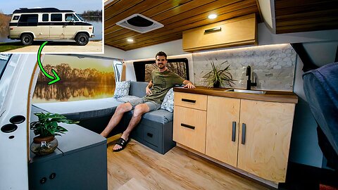 DIY ‘90s VAN to MODERN TINY HOME... The Entire Build