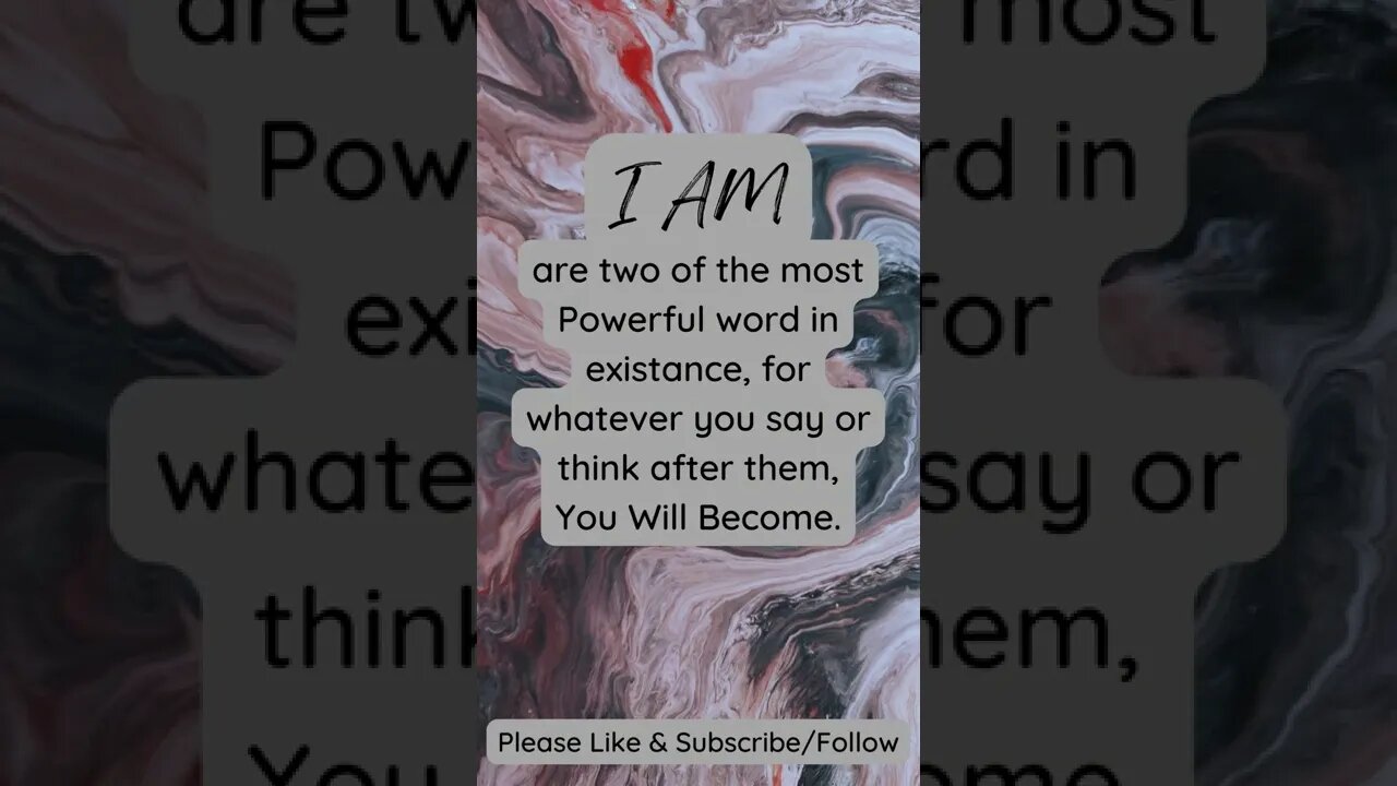 I AM