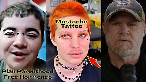 "I ❤️ My Gender Affirming Mustache Tattoo & Free Planned Parenthood Hormones"