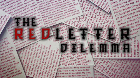 The Red Letter Dilemma - Kicking out the Doubt